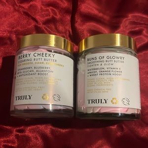 Truly bums of glowry and berry cheeky